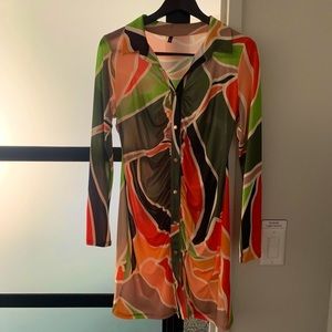 Multi color dress EUC